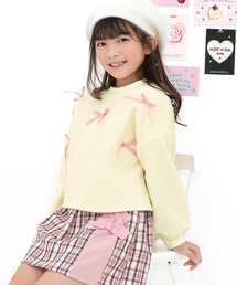 Bee des Bee（ビーデスビー）の「クロップド丈フリース地トレーナー（スウェット）」