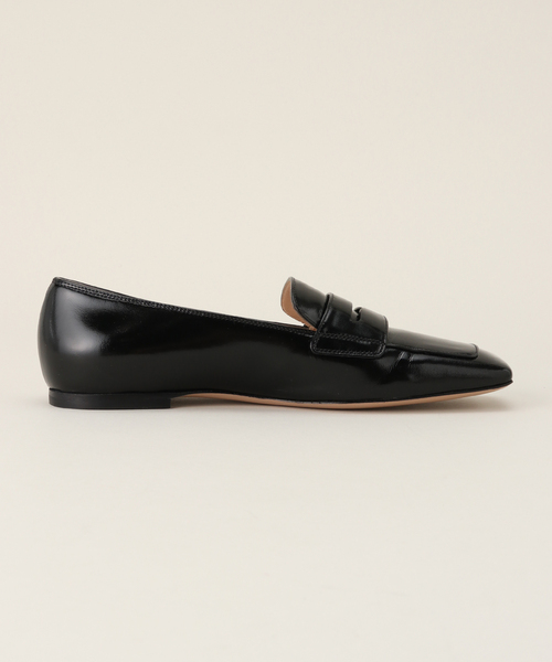 IENA(イエナ)の「GIANVITO ROSSI/ジャンヴィト ロッシ SQUARE LOAFER ローファー G25318-05CUONUI(ローファー・レディース・ブラック・37/38/35/36)」の4枚目の写真