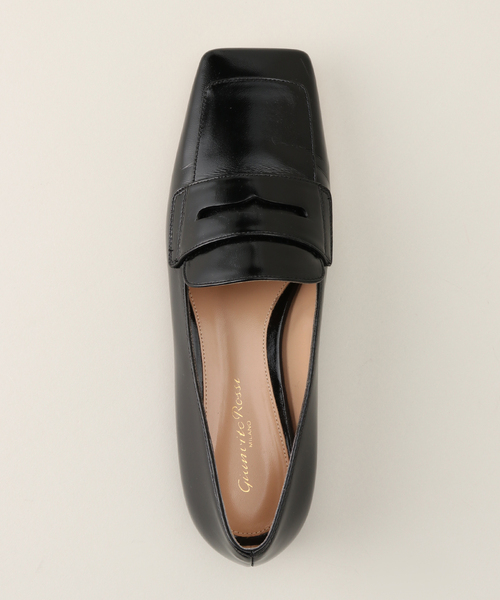 IENA(イエナ)の「GIANVITO ROSSI/ジャンヴィト ロッシ SQUARE LOAFER ローファー G25318-05CUONUI(ローファー・レディース・ブラック・37/38/35/36)」の6枚目の写真