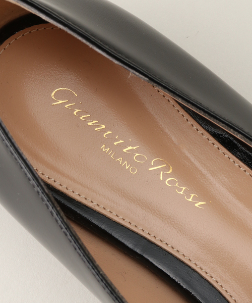 IENA(イエナ)の「GIANVITO ROSSI/ジャンヴィト ロッシ SQUARE LOAFER ローファー G25318-05CUONUI(ローファー・レディース・ブラック・37/38/35/36)」の9枚目の写真