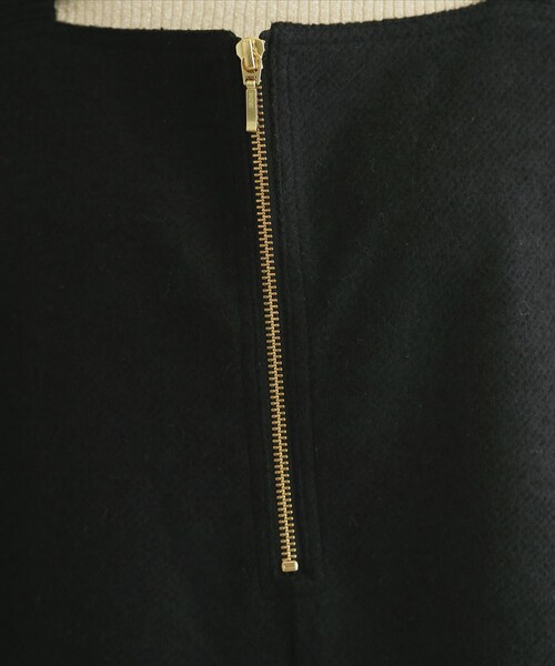 THE SHOP TK （ザ ショップ ティーケー ）の「◆ツイード起毛ジャージ2WAYサロペット/親子リンク（サロペット/オーバーオール・レディース・ブラック/ブラック系3・12/13）」の8枚目の写真