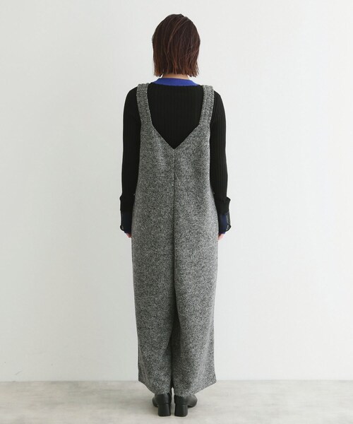 THE SHOP TK （ザ ショップ ティーケー ）の「◆ツイード起毛ジャージ2WAYサロペット/親子リンク（サロペット/オーバーオール・レディース・ブラック/ブラック系3・12/13）」の17枚目の写真