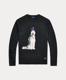 ポロ ラルフローレン Polo インターシャ ニット グレー S POLO RALPH LAUREN（ポロ ラルフ ローレン）の「ドッグインター