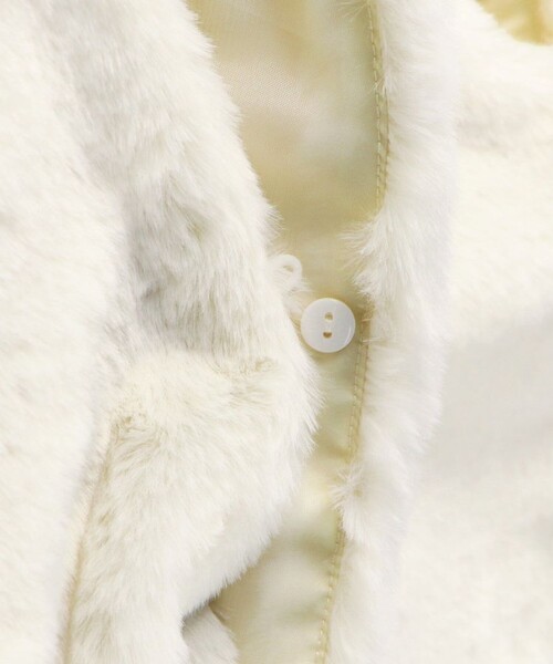 BRANSHES（ブランシェス）の「ファーベスト（ベスト・キッズ・アイボリー・S/L/M）」の6枚目の写真