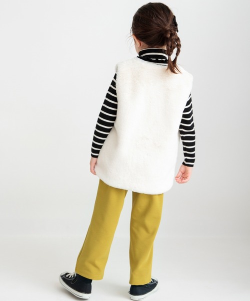 BRANSHES（ブランシェス）の「ファーベスト（ベスト・キッズ・アイボリー・S/L/M）」の10枚目の写真