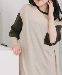 mocT/モクティ SOFT HEATHER CREW NECK POCKET S/S TEE Tシャツ オーバーサイズ ポケットTシャツ