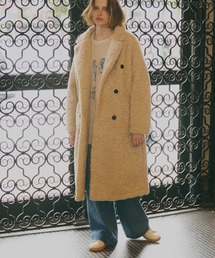 Libra Cue | ボアチェスターロングコート(チェスターコート)