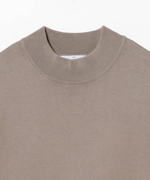 Gran Sasso(グランサッソ)の「GRAN SASSO / 12ゲージ モックネック ニット Tシャツ(Tシャツ/カットソー・メンズ・オフホワイト/ブラック/カーキ/ネイビー・44/46/48/50/52)」の12枚目の写真