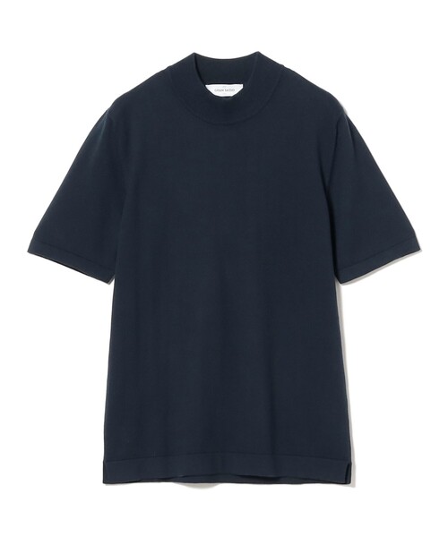 Gran Sasso(グランサッソ)の「GRAN SASSO / 12ゲージ モックネック ニット Tシャツ(Tシャツ/カットソー・メンズ・オフホワイト/ブラック/カーキ/ネイビー・44/46/48/50/52)」の17枚目の写真