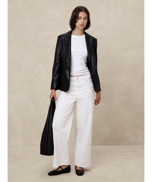 バナナリパブリック BANANA REPUBLIC レザージャケット Banana Republic（バナナリパブリック）の「レザー バイカー