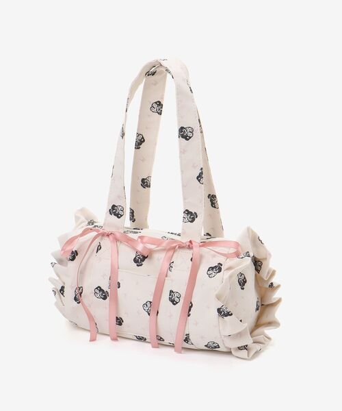 MAJESTIC LEGON（マジェスティックレゴン）の「SZKコラボ フラワーフリルバッグ（ハンドバッグ・レディース・ブルー系その他2/イエロー系その他/ピンク系その他2・FREE）」の19枚目の写真