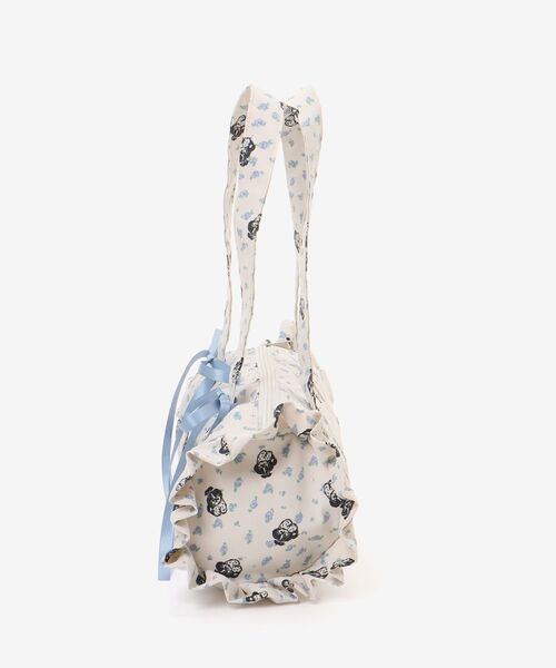 MAJESTIC LEGON（マジェスティックレゴン）の「SZKコラボ フラワーフリルバッグ（ハンドバッグ・レディース・ブルー系その他2/イエロー系その他/ピンク系その他2・FREE）」の21枚目の写真