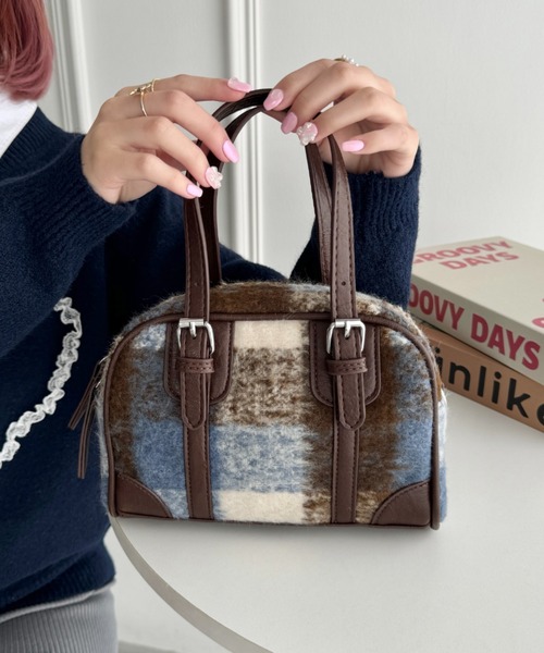 新品❤️ARCHIVIO チェック柄ボストンバッグ archivio（アルチビオ） ゴルフ 「LADIES」グレンチェック柄ボストン