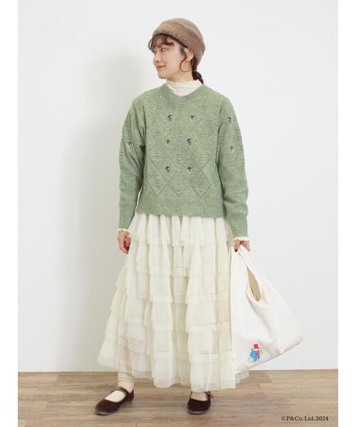Samansa Mos2(サマンサ モスモス)の「【Paddington×Samansa Mos2】マルシェバッグ(ハンドバッグ・レディース・イエロー/ブルー・F)」の6枚目の写真