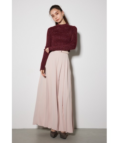 rienda(リエンダ)の「サムホール付きウォッシャブルハイネックニットトップス(ニット/セーター・レディース・ホワイト/ブラック/バーガンディー/グレー・SMALL/MEDIUM)」の6枚目の写真