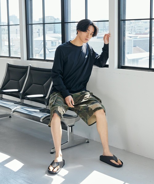 スニーカー Nike Calm Men's Flip Flops FD4119-001 Nike Calm Flip Flop Slipper 'Black' FD4119-001