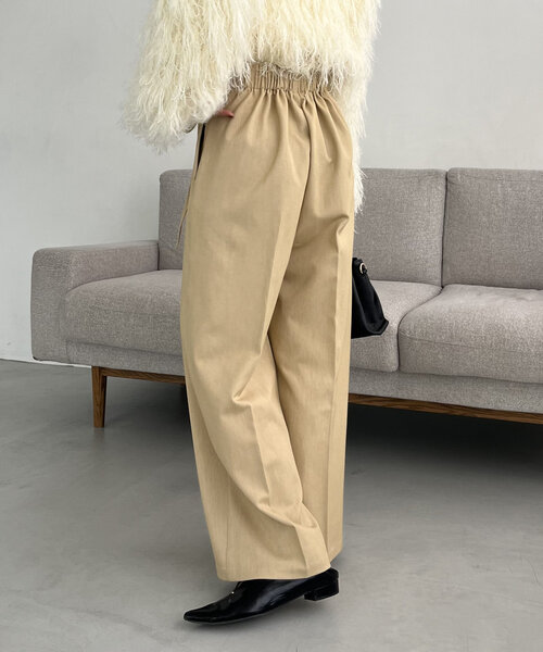 CAPRICIEUX LE'MAGE（カプリシューレマージュ）の「ラップリボンパンツ（その他パンツ・レディース・ブラック/ベージュ・36/38）」の16枚目の写真