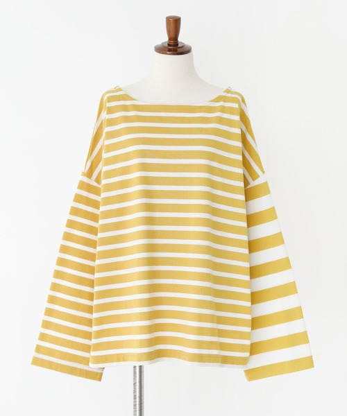 n'OrLABEL（ノアールレーベル）の「『ミックスボーダーカットソー』（Tシャツ/カットソー・レディース・ブルー/イエロー/アイボリー/ブラック・FREE）」の18枚目の写真