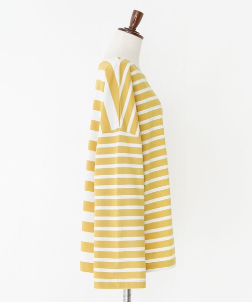 n'OrLABEL（ノアールレーベル）の「『ミックスボーダーカットソー』（Tシャツ/カットソー・レディース・ブルー/イエロー/アイボリー/ブラック・FREE）」の20枚目の写真