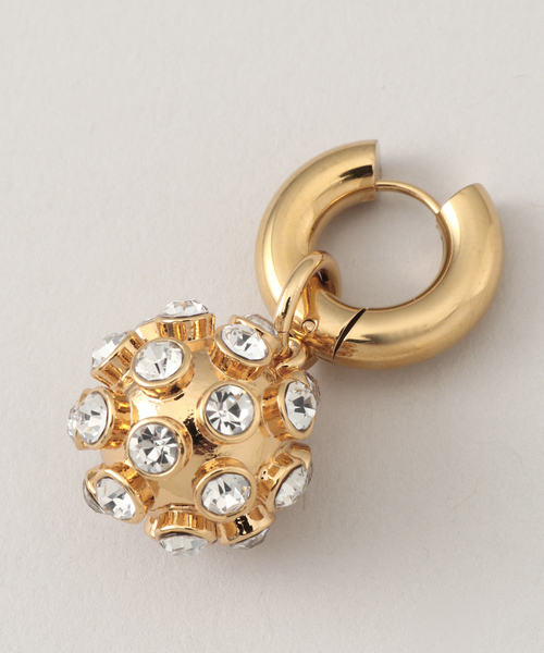 タイムレスパーリー　ピアス　パール TIMELESS PEARLY/タイムレスパーリー】Crystal and pearl