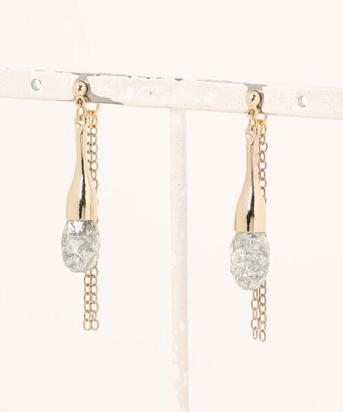 Joli&Micare】Silver SIZUKU Pierce GD（ピアス（両耳用
