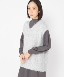 studio CLIP | 5ゲージ起毛ふわふわヤーンベスト(ベスト)