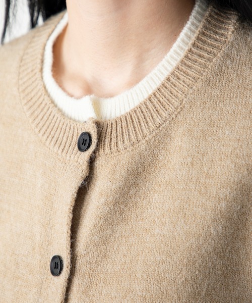 MILLION CARATS（ミリオンカラッツ）の「フェイクレイヤード ニットカーデ＆リラックススカートセット（アンサンブル・レディース・ブラウン/グレー・FREE）」の22枚目の写真