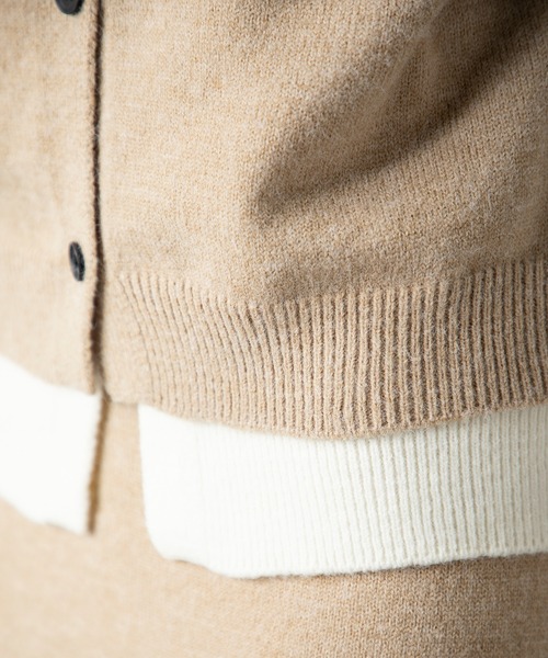 MILLION CARATS（ミリオンカラッツ）の「フェイクレイヤード ニットカーデ＆リラックススカートセット（アンサンブル・レディース・ブラウン/グレー・FREE）」の18枚目の写真