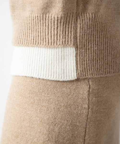 MILLION CARATS（ミリオンカラッツ）の「フェイクレイヤード ニットカーデ＆リラックススカートセット（アンサンブル・レディース・ブラウン/グレー・FREE）」の16枚目の写真