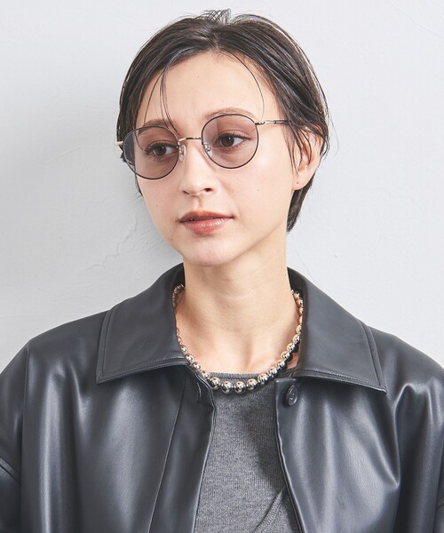 UNITED ARROWS(ユナイテッドアローズ)の「メタルフレーム サングラス(サングラス・レディース・ゴールド/ブラック・FREE)」の2枚目の写真
