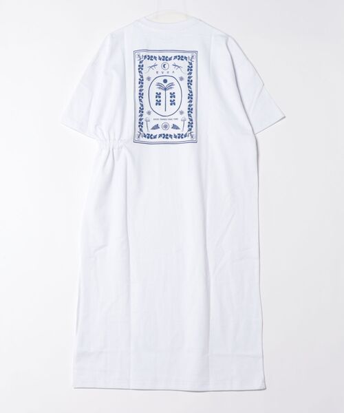 RVCA（ルーカ）の「RVCA/ルーカ Tシャツワンピース BF043-391（ワンピース・レディース・ホワイト/ブラック・S/M）」の3枚目の写真