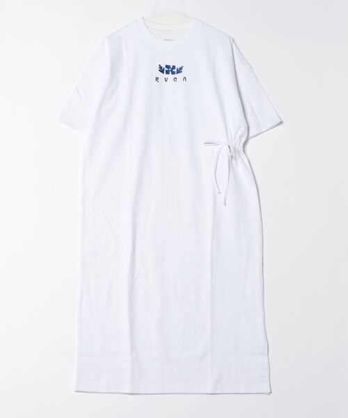 RVCA（ルーカ）の「RVCA/ルーカ Tシャツワンピース BF043-391（ワンピース・レディース・ホワイト/ブラック・S/M）」の14枚目の写真