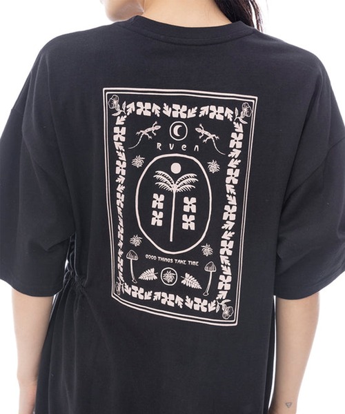 RVCA（ルーカ）の「RVCA/ルーカ Tシャツワンピース BF043-391（ワンピース・レディース・ホワイト/ブラック・S/M）」の13枚目の写真