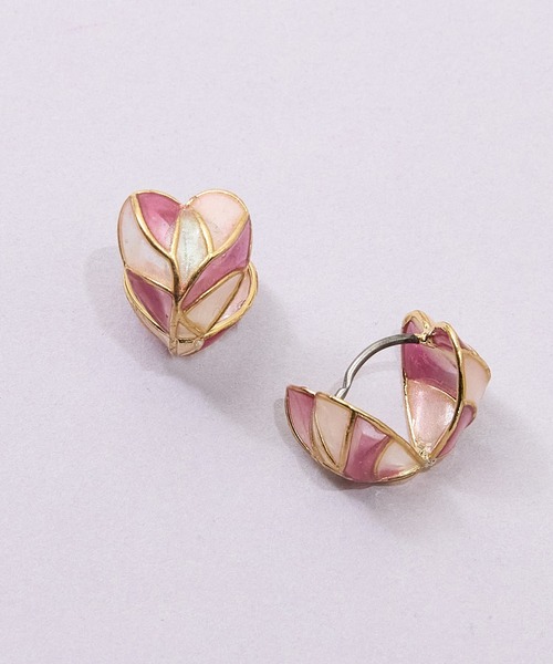 Zoule(ゾーラ)の「Zoule ゾーラ:MOROCCAN モロッカンシリーズ mini heart ハート ピアス(ピアス(両耳用)・レディース・ゴールド/シルバー・FREE)」の2枚目の写真