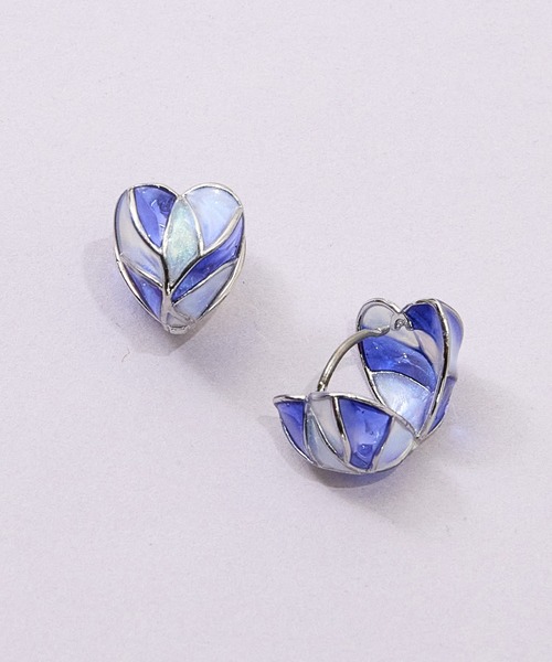 Zoule(ゾーラ)の「Zoule ゾーラ:MOROCCAN モロッカンシリーズ mini heart ハート ピアス(ピアス(両耳用)・レディース・ゴールド/シルバー・FREE)」の4枚目の写真