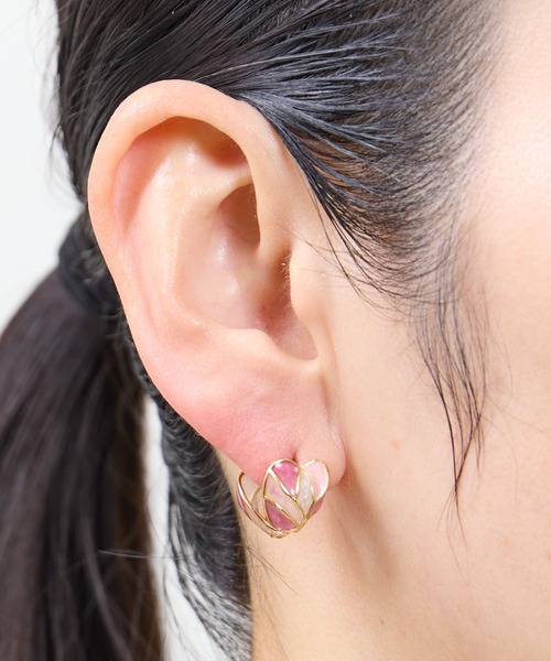 Zoule(ゾーラ)の「Zoule ゾーラ:MOROCCAN モロッカンシリーズ mini heart ハート ピアス(ピアス(両耳用)・レディース・ゴールド/シルバー・FREE)」の7枚目の写真