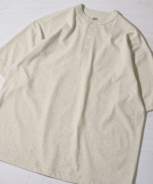 Healthknit】Henleyneck S/S Tee / ヘンリーネック ショート