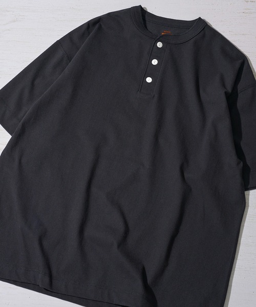 Healthknit】Henleyneck S/S Tee / ヘンリーネック ショート