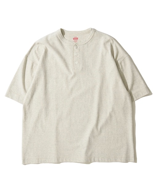 Healthknit(ヘルスニット)の「【Healthknit】Henleyneck S/S Tee / ヘンリーネック ショートスリーブTシャツ(Tシャツ/カットソー・メンズ・ヘザーチャコール/ブラック/オートミール/ホワイト/チャコールグレー/杢グレー・MEDIUM/LARGE/X-LARGE/SMALL)」の15枚目の写真