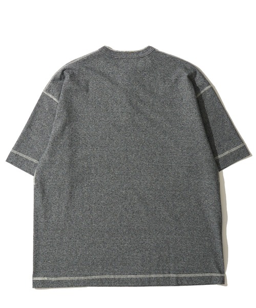 Healthknit(ヘルスニット)の「【Healthknit】Henleyneck S/S Tee / ヘンリーネック ショートスリーブTシャツ(Tシャツ/カットソー・メンズ・ヘザーチャコール/ブラック/オートミール/ホワイト/チャコールグレー/杢グレー・MEDIUM/LARGE/X-LARGE/SMALL)」の12枚目の写真