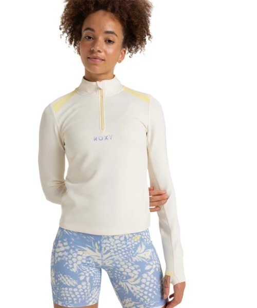 BOLD MOVES 2.0 MESH /ロキシーロゴハーフジップトップス（その他トップス）｜ROXY（ロキシー）