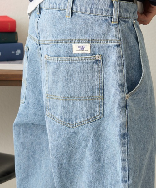 CIAOPANIC TYPY(チャオパニックティピー)の「11.5ozデニムワイドパンツ(デニムパンツ・メンズ・ネイビー/サックスブルー/ブラック・LARGE/MEDIUM)」の13枚目の写真