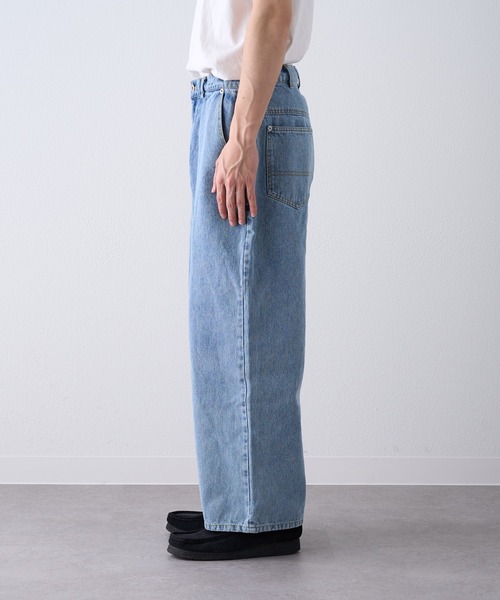 CIAOPANIC TYPY(チャオパニックティピー)の「11.5ozデニムワイドパンツ(デニムパンツ・メンズ・ネイビー/サックスブルー/ブラック・LARGE/MEDIUM)」の16枚目の写真