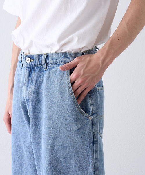 CIAOPANIC TYPY(チャオパニックティピー)の「11.5ozデニムワイドパンツ(デニムパンツ・メンズ・ネイビー/サックスブルー/ブラック・LARGE/MEDIUM)」の18枚目の写真