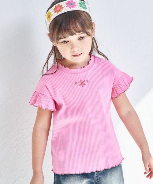 トップス osmanthus 21FW Osmanthus Motif Jacquard Sheer Knitted Top 金木犀
