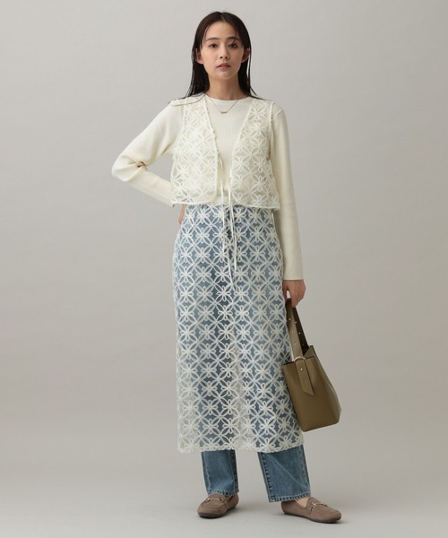 セール】MATINEE LINE/レースショートベスト/288813（ベスト）｜GLOBAL