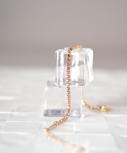 Daniel Wellington(ダニエルウェリントン)の「Classic Tennis Bracelet Apricot ローズゴールド/シルバー/ゴールド(ブレスレット・レディース・ピンクゴールド/イエローゴールド/シルバー・ONE SIZE)」の2枚目の写真