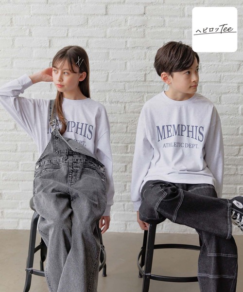 GLOBAL WORK(グローバルワーク)の「ヘビロッTEE/プリント長袖/147381(Tシャツ/カットソー・キッズ・ホワイト系8/ネイビー/ライトグレー系2/グレー系8/ピンク/グリーン/ホワイト系5/ブルー/ブラック系9/グレー系5/ホワイト系4/グレー系6/杢グレー/グレー系7・130cm/140cm/150cm/160cm/170cm)」の6枚目の写真