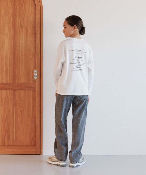 バックフォトロングスリーブTシャツ セール】ヘビロッTEE/プリント長袖/147381（Tシャツ/カットソー
