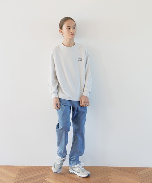 GLOBAL WORK(グローバルワーク)の「ヘビロッTEE/プリント長袖/147381(Tシャツ/カットソー・キッズ・ホワイト系8/ネイビー/ライトグレー系2/グレー系8/ピンク/グリーン/ホワイト系5/ブルー/ブラック系9/グレー系5/ホワイト系4/グレー系6/杢グレー/グレー系7・130cm/140cm/150cm/160cm/170cm)」の22枚目の写真